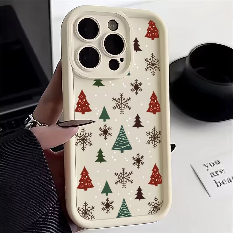 Phone Case For Xiaomi Redmi Note 14 13 12 Pro Plus 5G 12S 11S 11 10 Redmi 13C 14C 12 13 Merry Christmas New Year Gift Soft Cover
